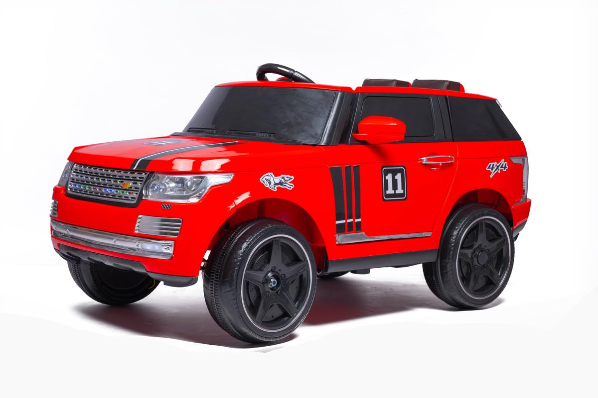 FUN OASIS Premium Defender Rechargeable Battery-Powered SUV with Swing Function, Seat Belt, LED Lights, Music Connectivity, and Dual Manual & Remote Control - Ideal for Kids 2 to 8 Years (Red) (B0DC68CKH8) Amazon Price History, Amazon Price Tracker