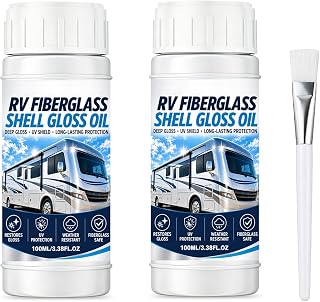RV Fiberglass Gloss Oil Shine Restorer, 2PC