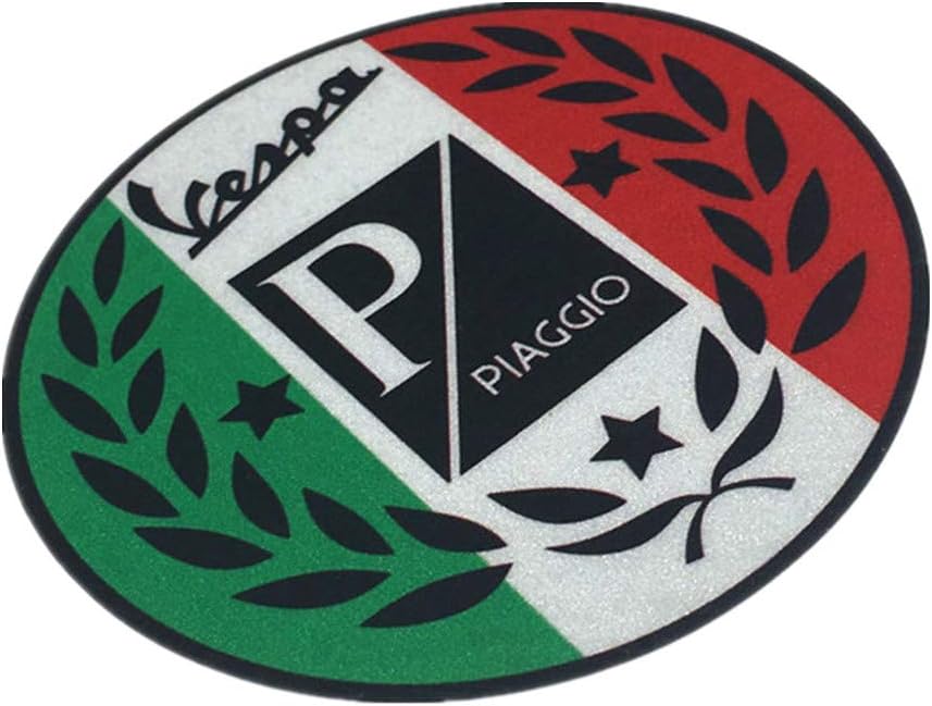 2PCS Car Styling Vinyl Tape Motorbike Laptop Sticker Waterproof for Vespa Piaggio 9x9cm