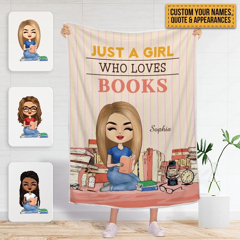 Jerkboo Books Reading Blanket Throws Reading Gifts Reading Throw Blanket For Girls