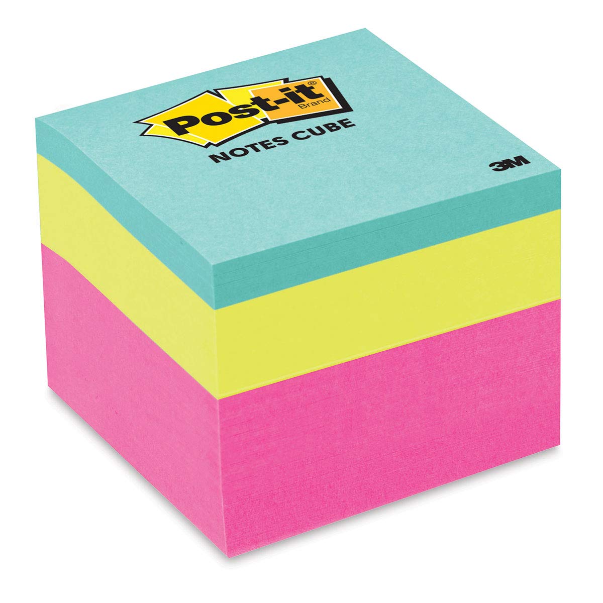 3M Scotch Post-It Haftnotizen: 3 in. breite (Kapstadtsammlung) / 4-pack