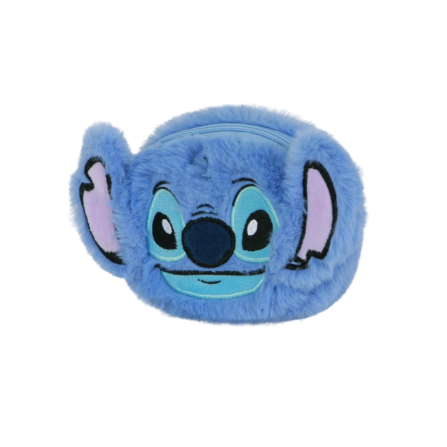 Disney Lilo and Stitch Heart-Plush Pill Coin Purse, Blue