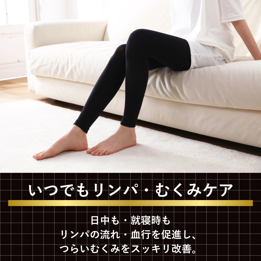 【新品未開封：2025/3/8購入品】メディカルスリムレギンス S-Mサイズ2着 メディカルリンパレギンス | 着圧ソックス スリムウォーク