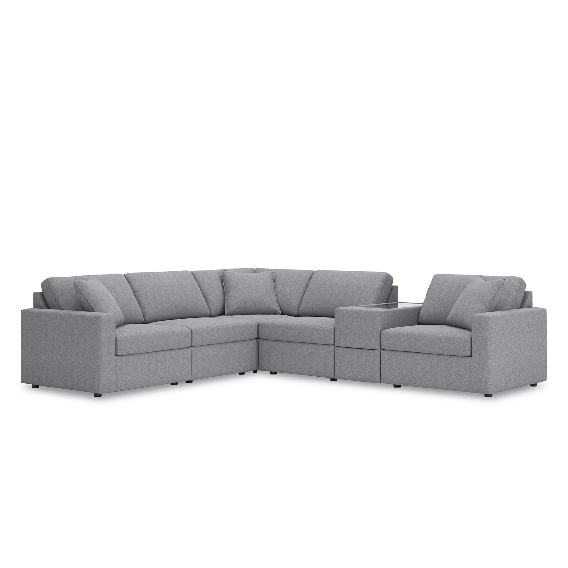 Signature Design by Ashley 6-Piece Modular Sectional Sofa, Gray