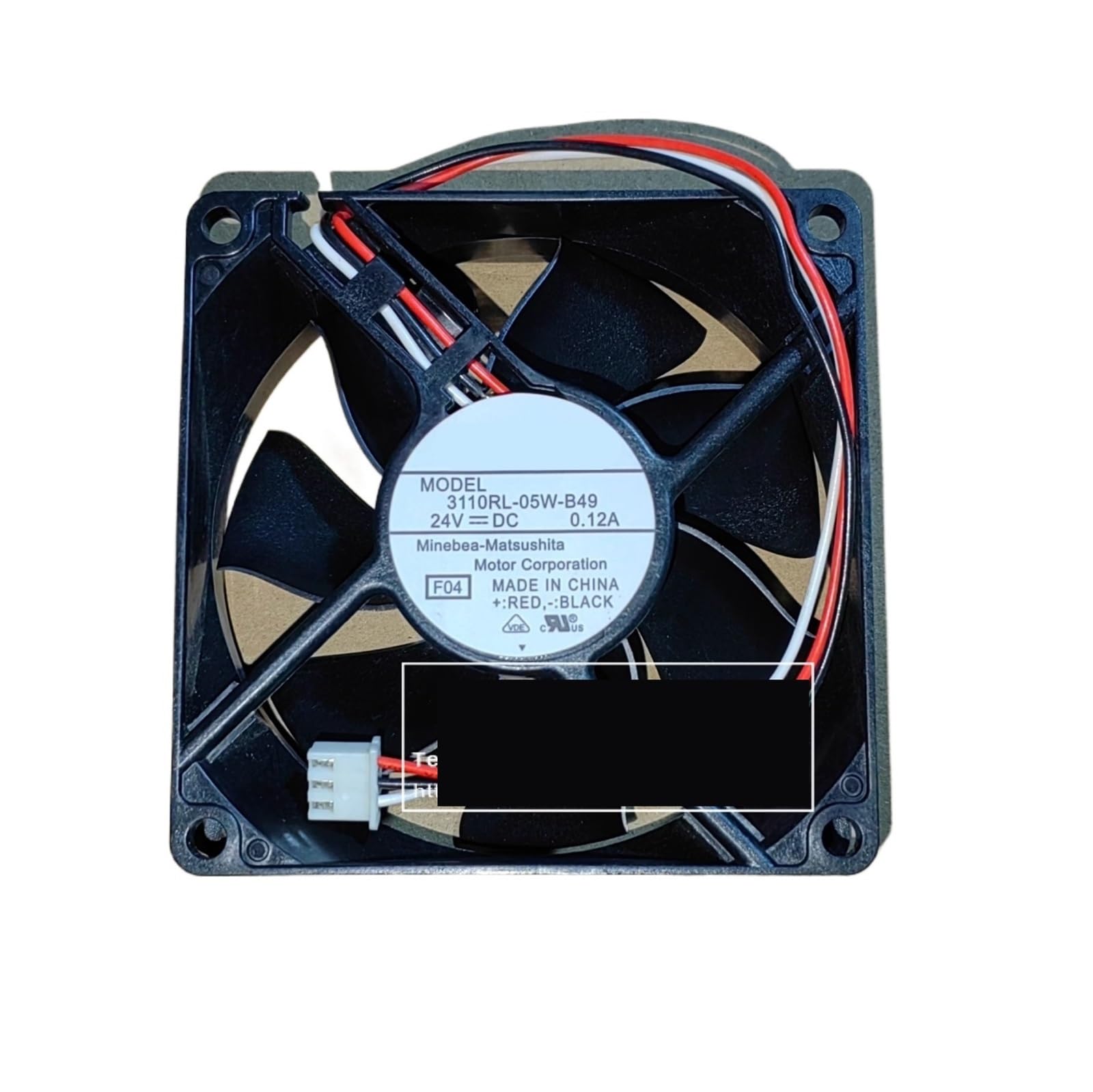 TYHUJKKL 3110RL-05W-B49 8025 12V 0.12A Three wire Cooling Fan