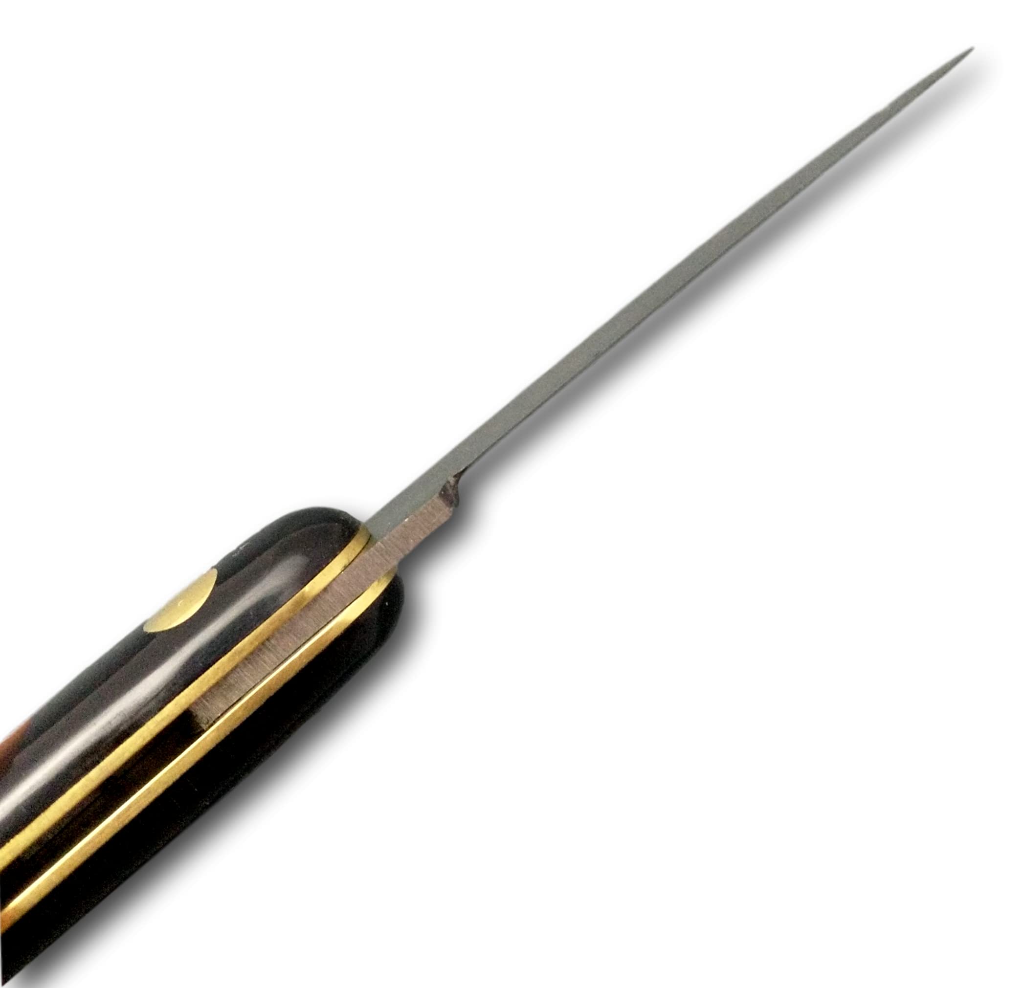 DUE BUOI COLTELLO DA INNESTO 224P SP OT - LAMA IN ACCIAIO AD ALTO TENORE DI CARBONIO