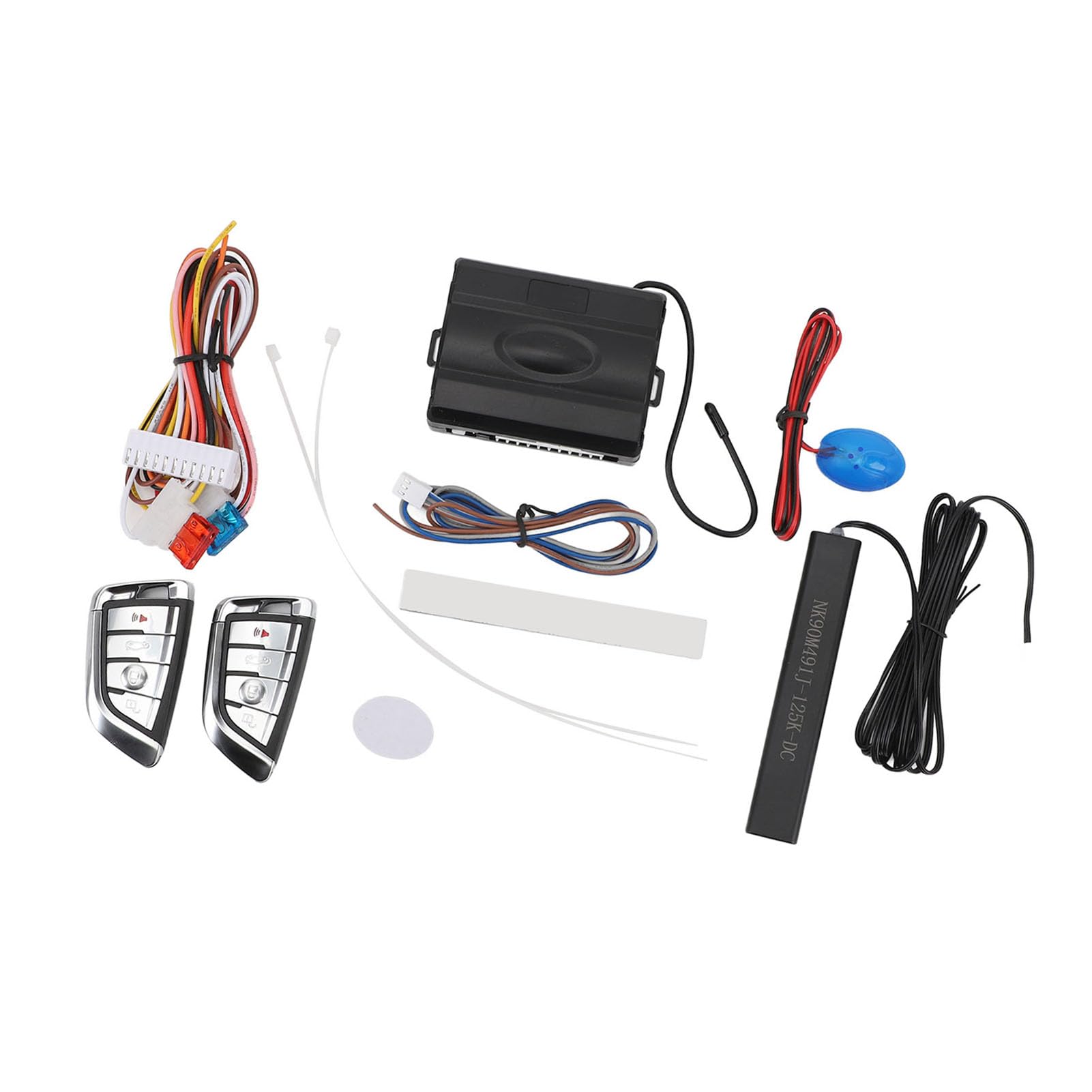 Alarma de Automóvil Automática de 12V Universal de 12V, de Seguridad para Vehículos de Automóvil Protección de Alarma Antihorada PKE, de Entrada sin Llave Pasivo para Vehículo