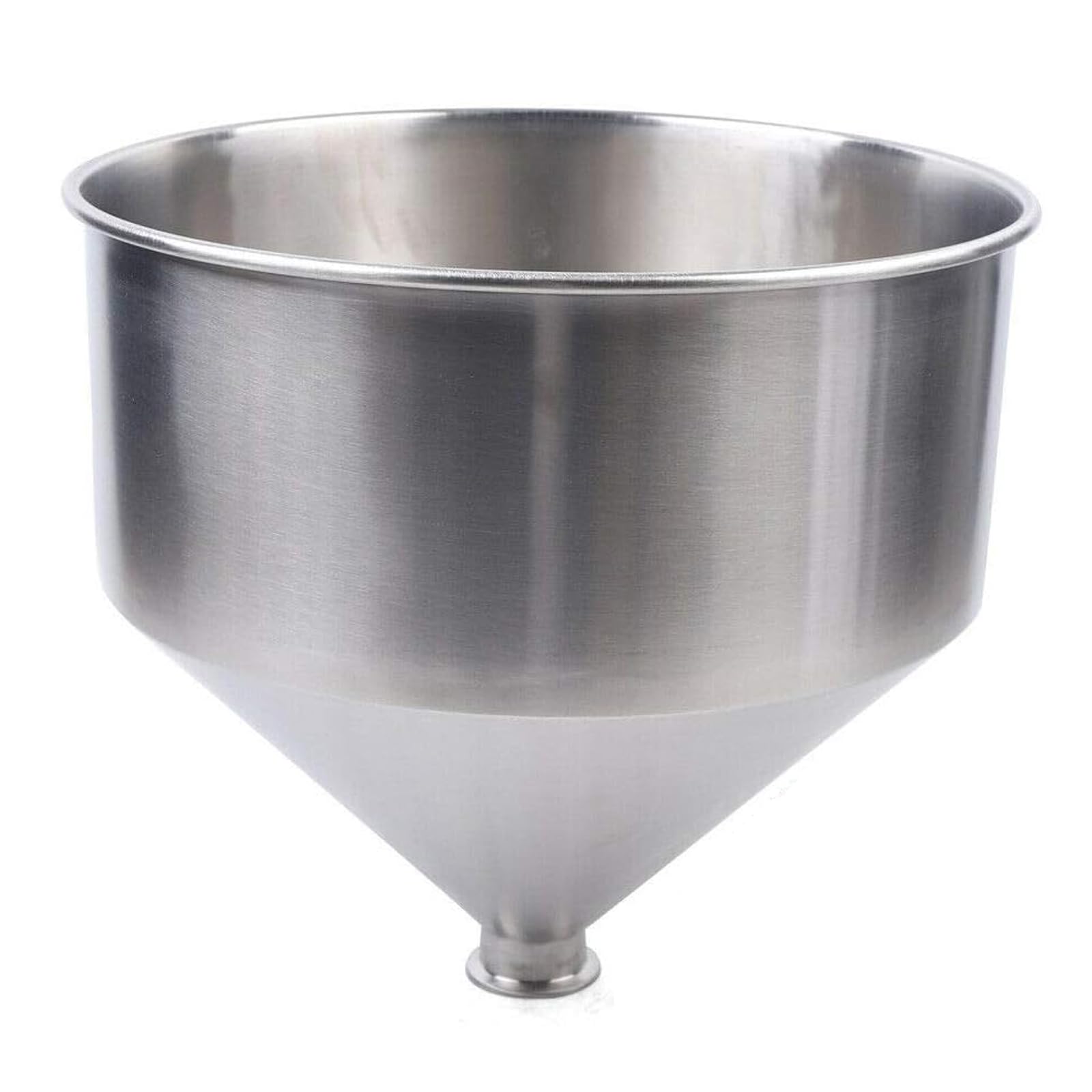 Acero Inoxidable Tolva, Líquido Pasta Tolva De Llenado Máquina Llenadora Tolva Carga Pesada Embudo Para Líquidos Llenado Contenedor (10-50L), 50L, 64mm