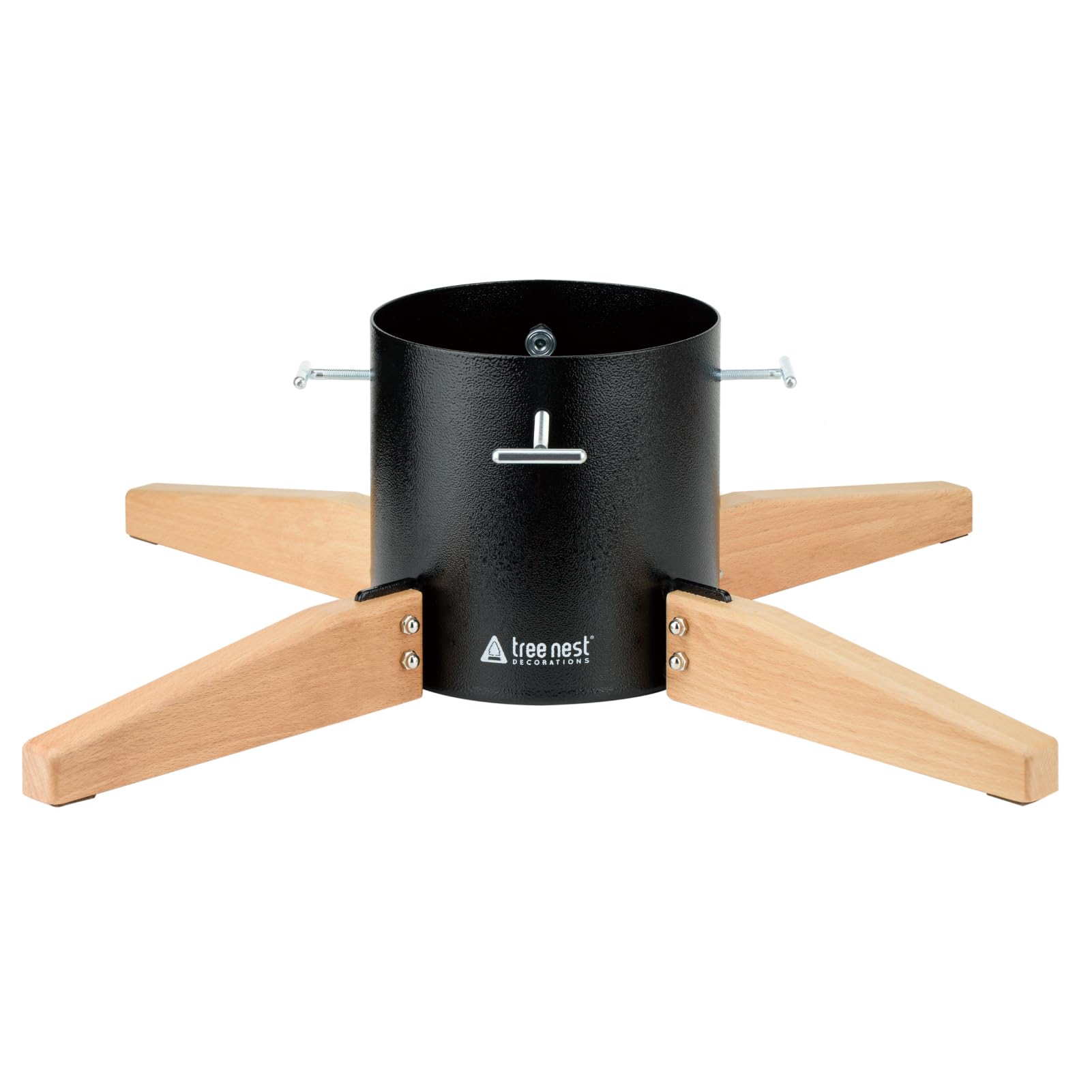 Supporto Albero Di Natale Con Serbatoio Acqua - Per Alberi Fino A 3m, Tronco 5-13cm, Nero - Foto 8