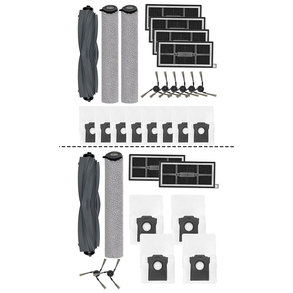 Set di mocio con spazzola laterale compatibile per S70 Roller, S70, S70 per Pro Robot per aspirapolvere (B)