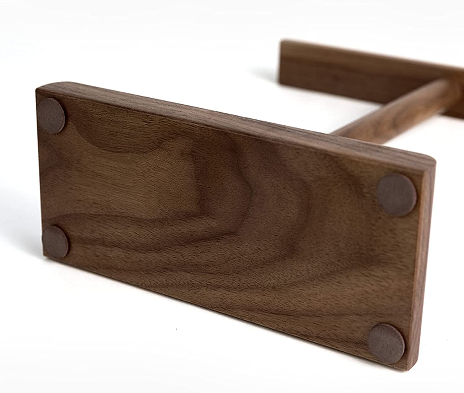 Gaming Accessori Supporto per Cuffie Doppio per Scrivania Supporto per Cuffie da Gioco in Legno di Faggio E Noce Gancio per Cuffie con Display Creativo Stand Over-Ear da Gioco(Beech)