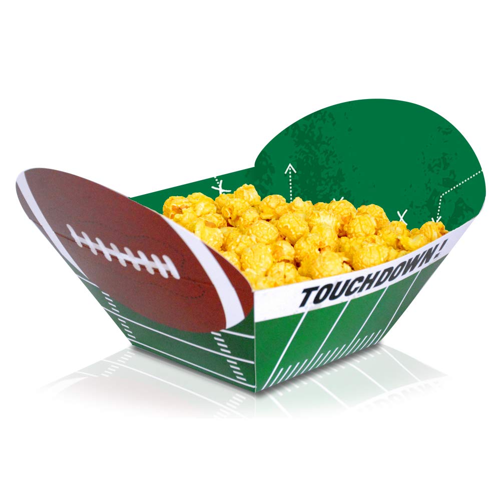 FRIDAY NIGHTFootball Super Bowl Party Paper Bowl - The large Capacity for Tailgate Parties, Super Bowl, Birthday Party Family Dinner and Sports Event (10 Pack)