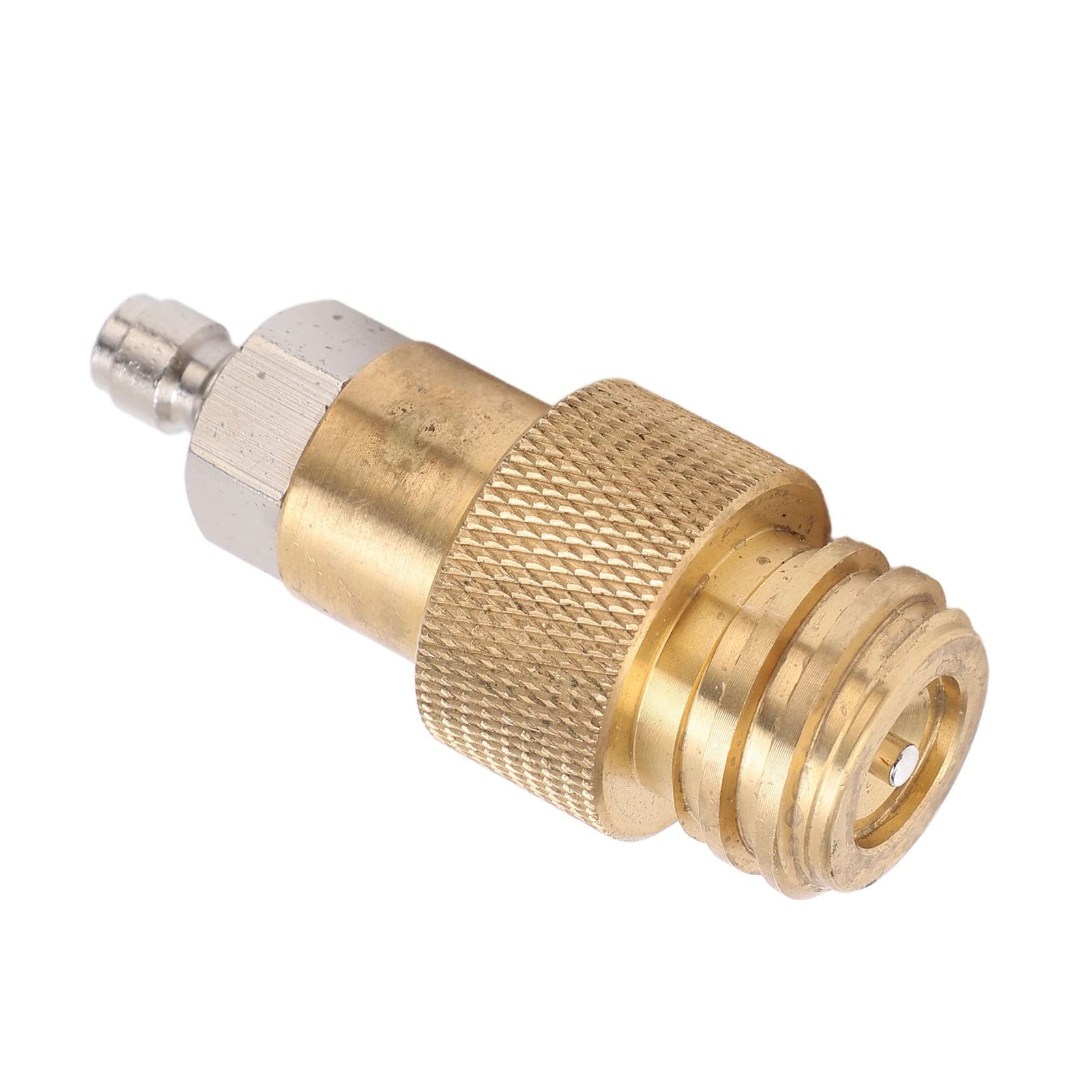 Soda Refill Adapter Brass Connector TR21 4 Male Thread Machine Maker for Replacement on Soda Cylinder Adapter