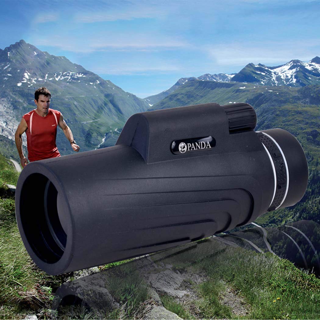 Monoculaire, télescope monoculaire zoom, monoculaire à faible vision nocturne avec trépied adaptateur de téléphone pour regarder, chasser, camper, faire de la randonnée, jumelles extérieures 40 fois