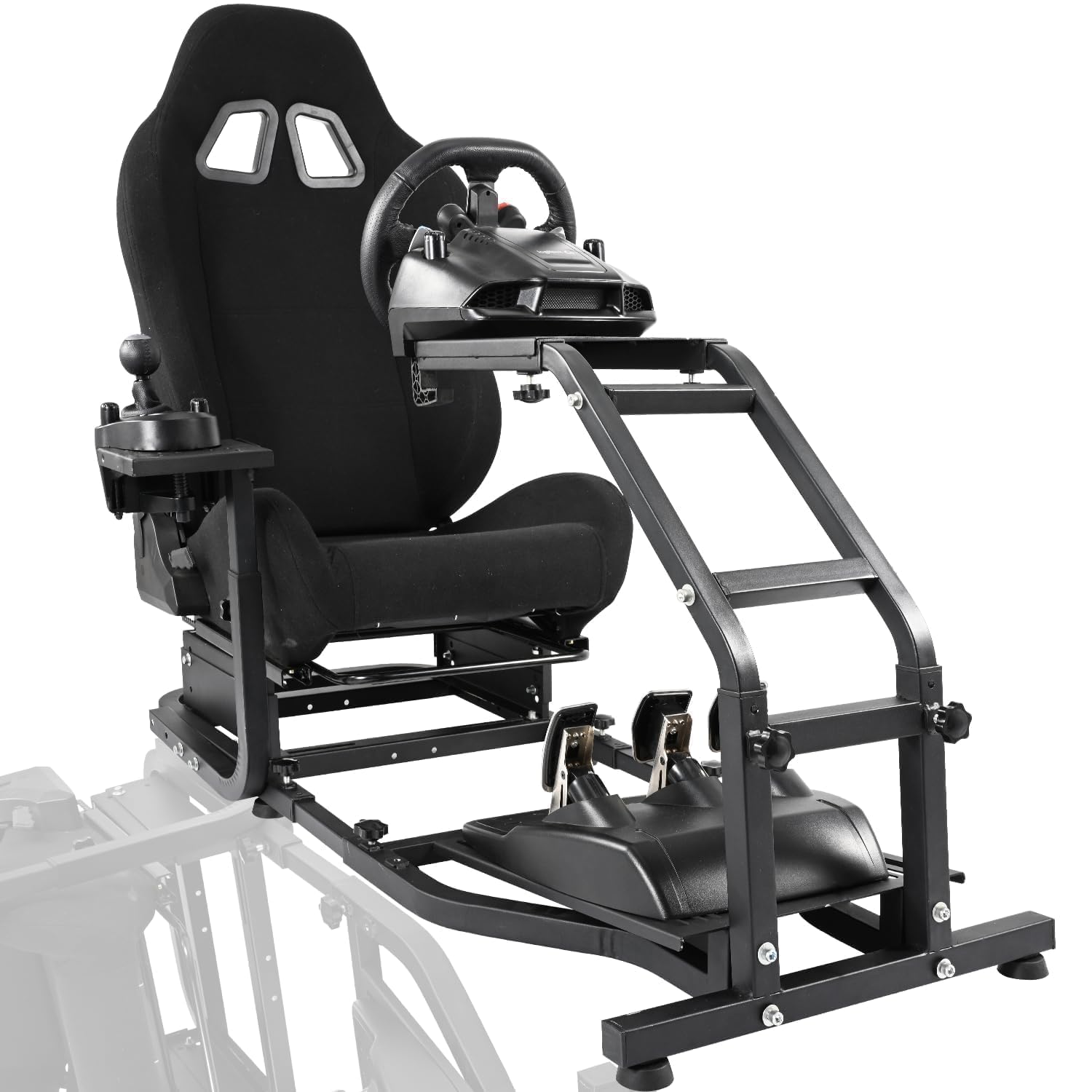 Adjustable steering wheel platform distance