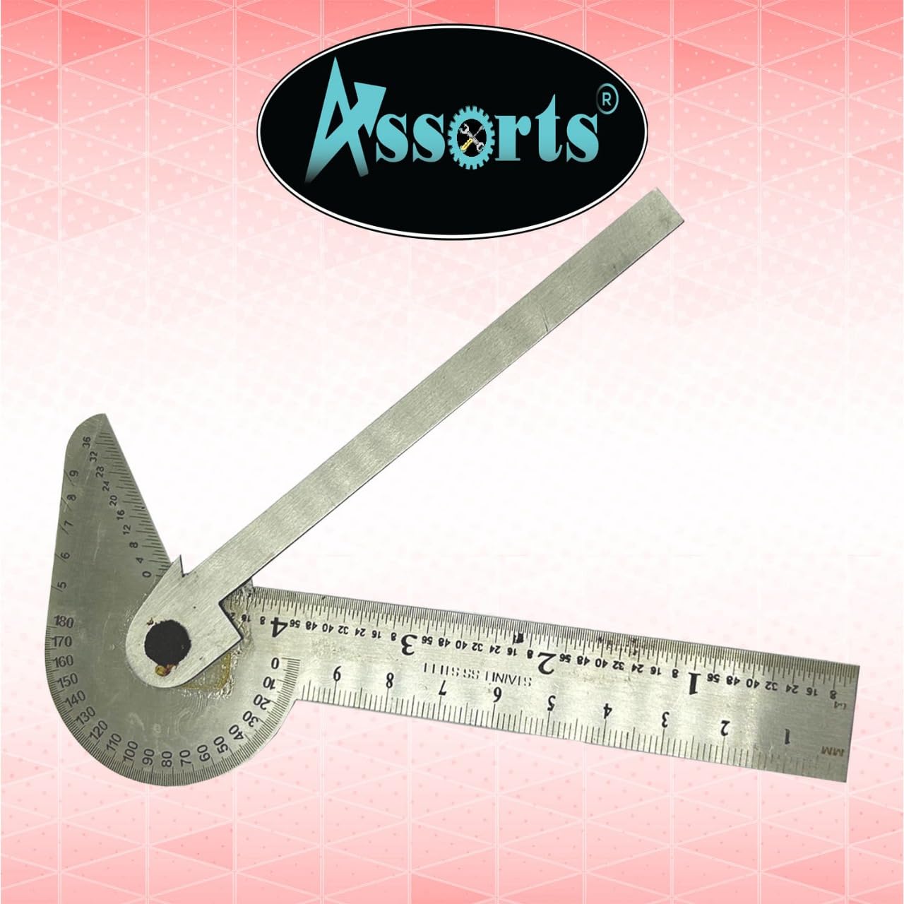Multi-Purpose Protractor - Center Finder & Angle Tool -7