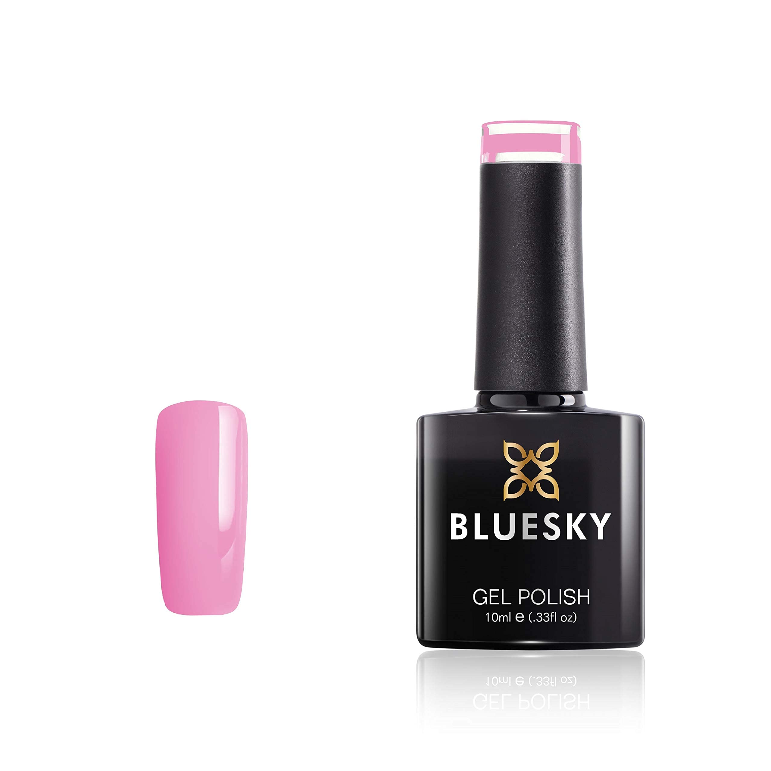 Bluesky Gel Nail Polish, Rainbow Dust Pastel 12, Baby Pink, Pastel, Pink Long Lasting, Chip Resistant, 10 ml (Requires Drying Under UV LED Lamp)