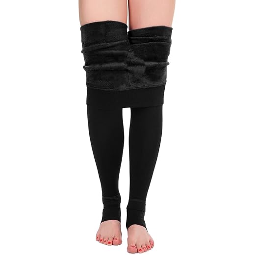Fleece Lined Winter Leggings Thick Thermal