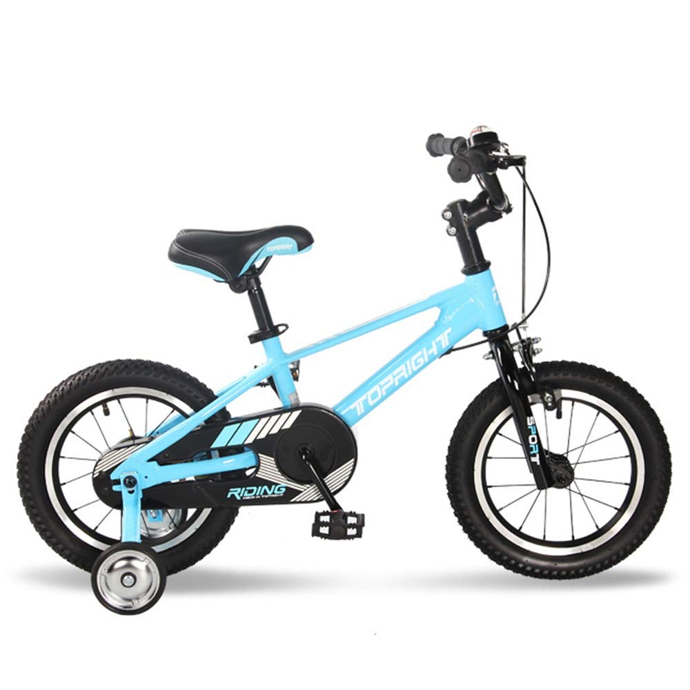 Axdwfd Kinderfahrräder Kinderfahrrad Ultraleicht Magnesiumlegierung Rahmen for Jungen Und Mädchen Reiten Fahrrad Größe 12in, 14in, 16in, 18in Mit Trainingsrad Sport & Freizeit