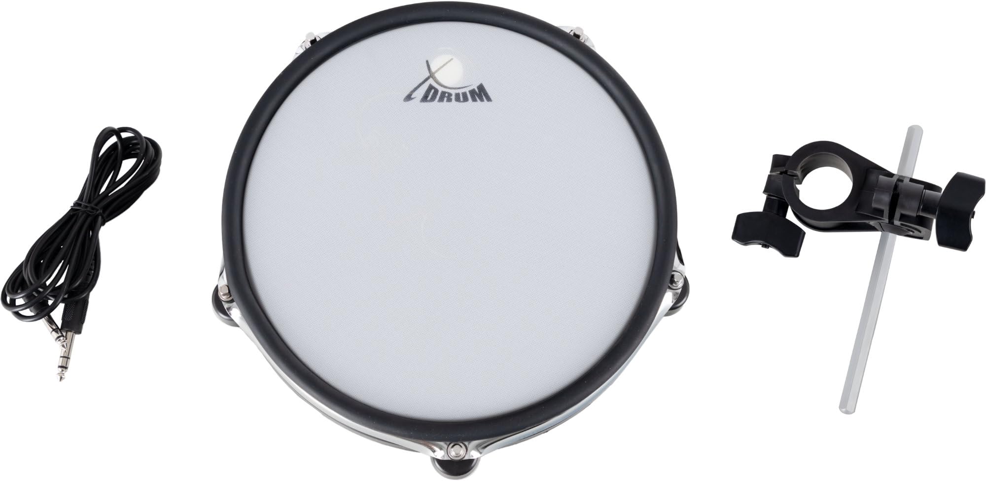 XDrum DD-650 PLUS Mesh E-Drum Kit Live Set, Batería Electrónica, Módulo | Batería electrónica con parches mesh de doble capa, 1x pad de caja dual-zone de 14" con caja de madera, Metrónomo integrado