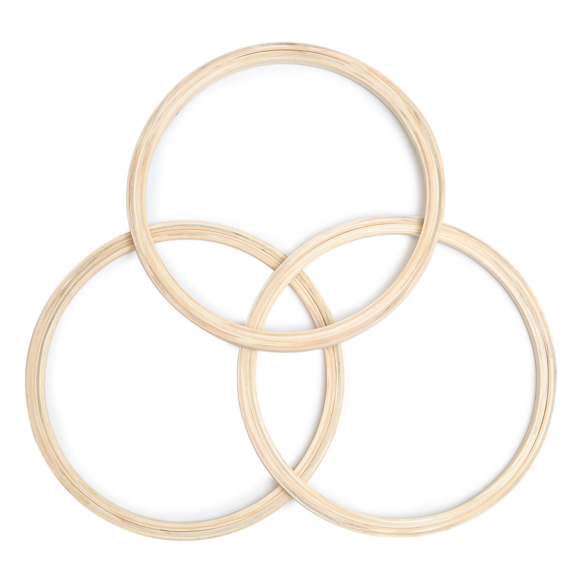 Embroiderymaterial Round Wooden Hoops Without Screws for Cross Stitching & Embroidery(3 Pieces Set) 8 Inch-image-21