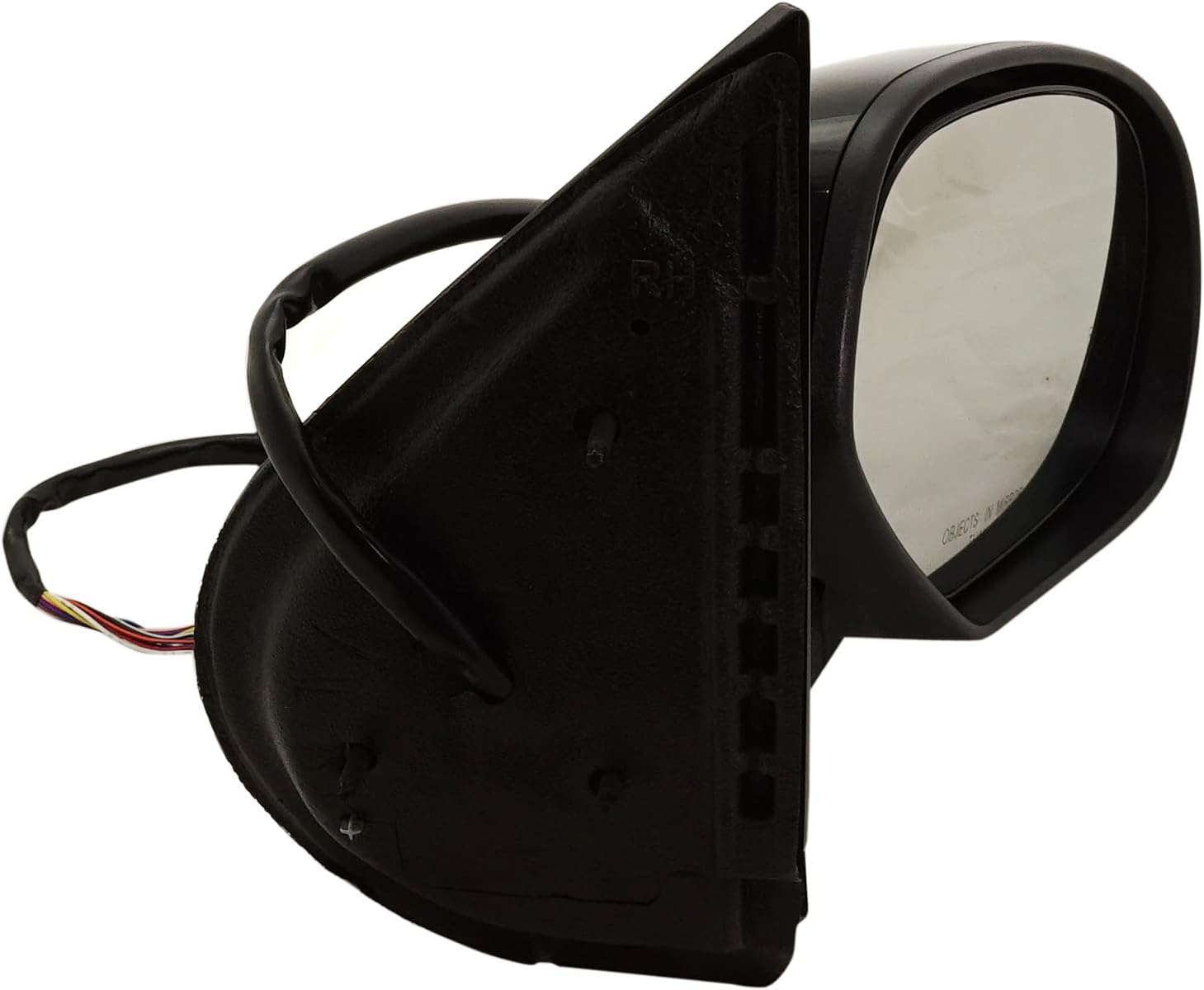 Kool Vue Passenger Side Power Heated Mirror for Chevrolet Tahoe Suburban 1500 GMC Yukon 2007-2014, Power Fold, Signal Light, Blind Spot Mirror for Car, Memory & Puddle Lamp, No Auto-Dimming, Textured