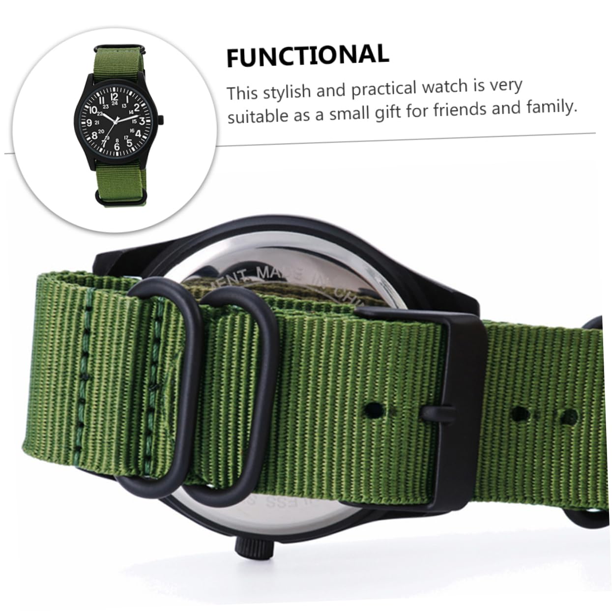 GALPADA 2pezzi Orologio Da Uomo Sportivo Orologio Quarzo Resistente All Con Design Elegante e Visibilità Per Attività All Aperto