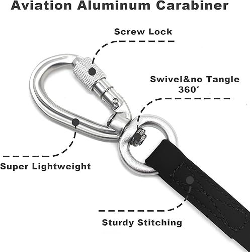 Miniatura 2 de ZALER Correa Larga para Perro Impermeable Correas de Entrenamiento 50ft 30ft 20ft 15ft 10ft 6ft, A Prueba de Olores Correa Larga de Llamada con