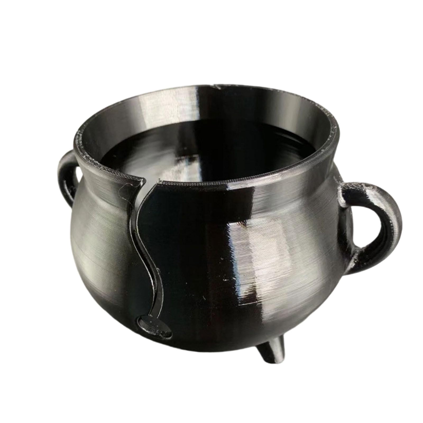 Msioytog Round Shape Yarn Bowl with Carved Holes Portable Yarn Dispenser Knitting Tool Organiser for Knitting Crocheting Published Thread Bowl