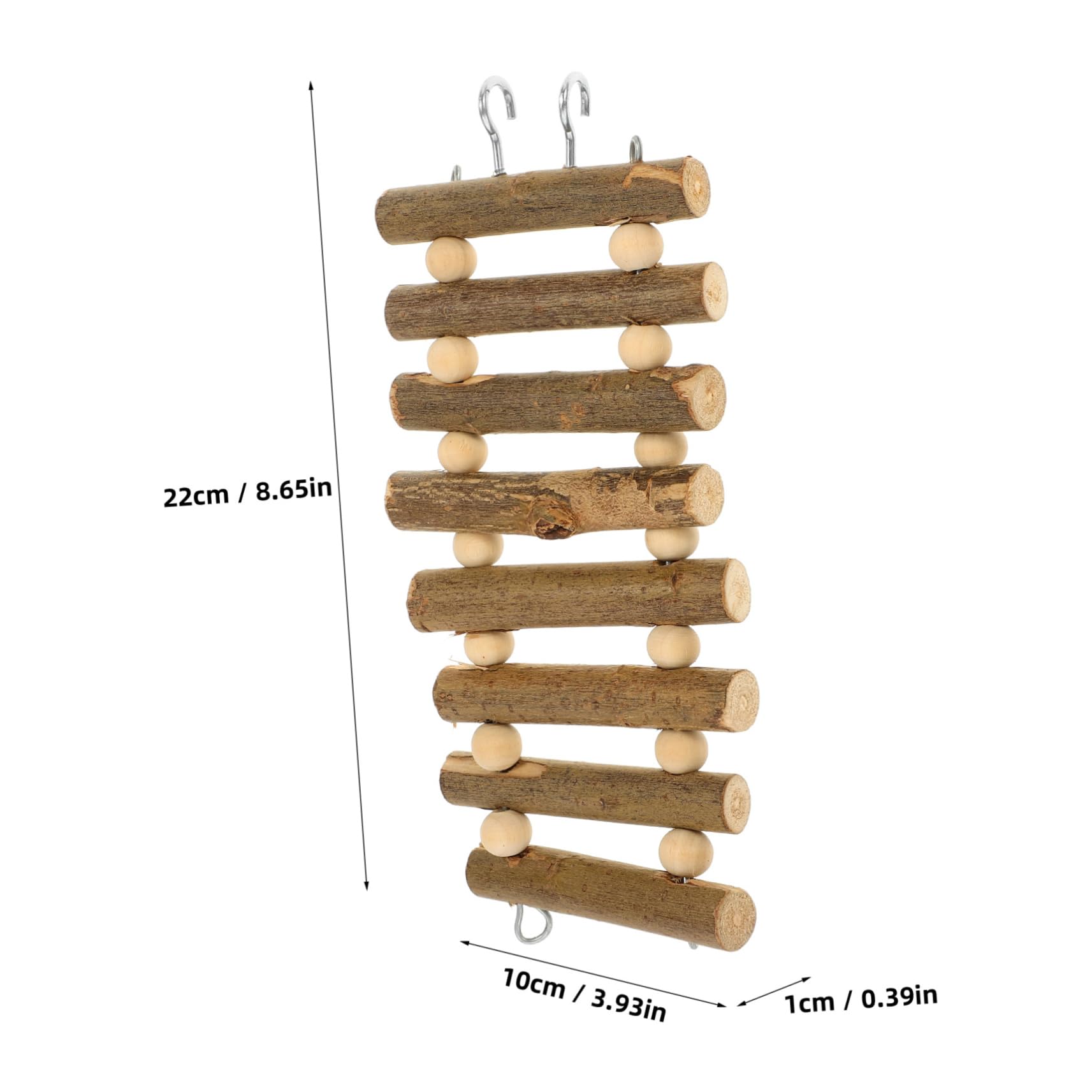 BESPORTBLE Parrot Ladder Toy Bird Training Ladder Wooden Bird Climbing Step Pet Activity Structure