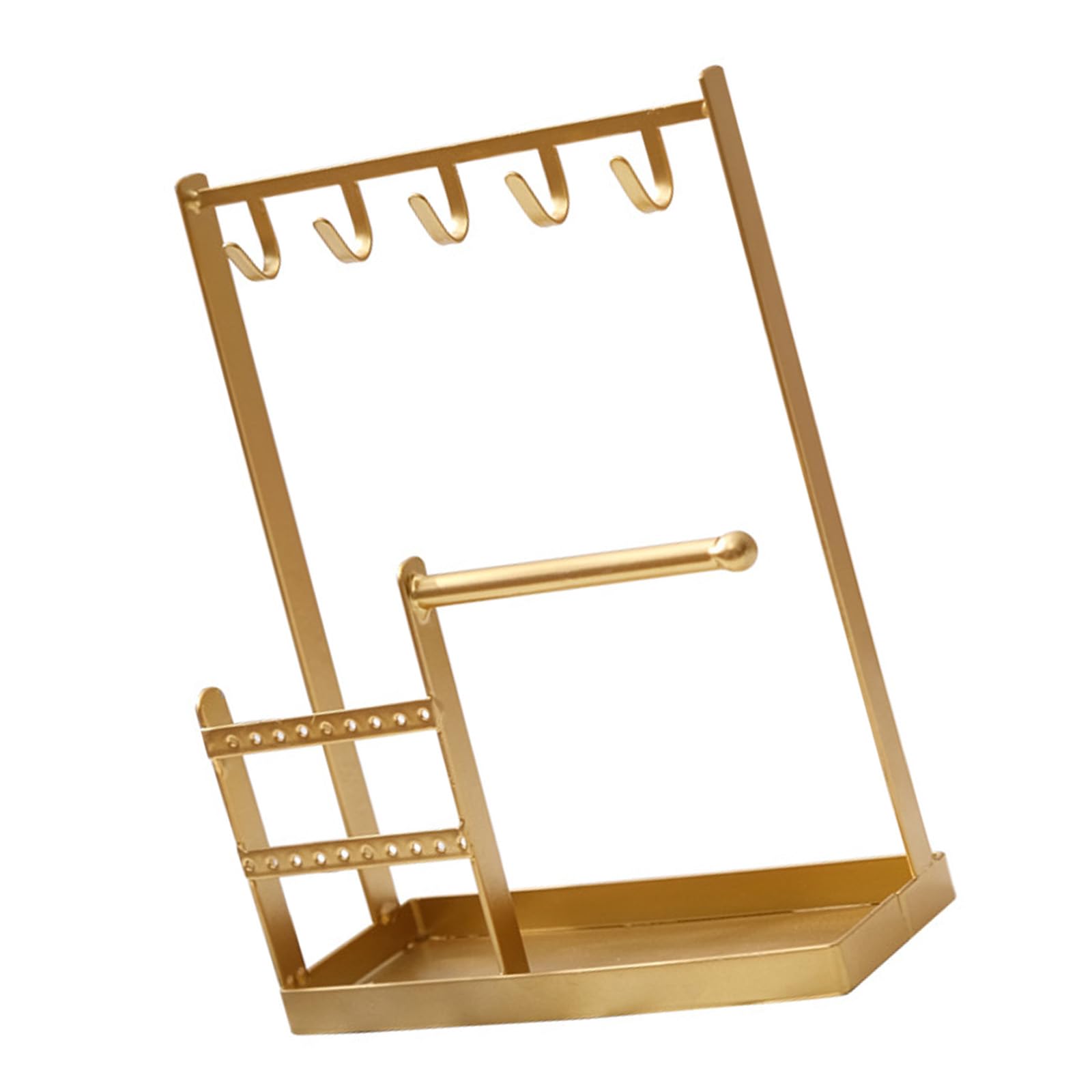 Jazuaiao Sturdy and Accessory Organizers Sturdy Rack Enhancing Space Tidiness and Aesthetic Appeal for Modern Households Bedroom Vanity Organizers