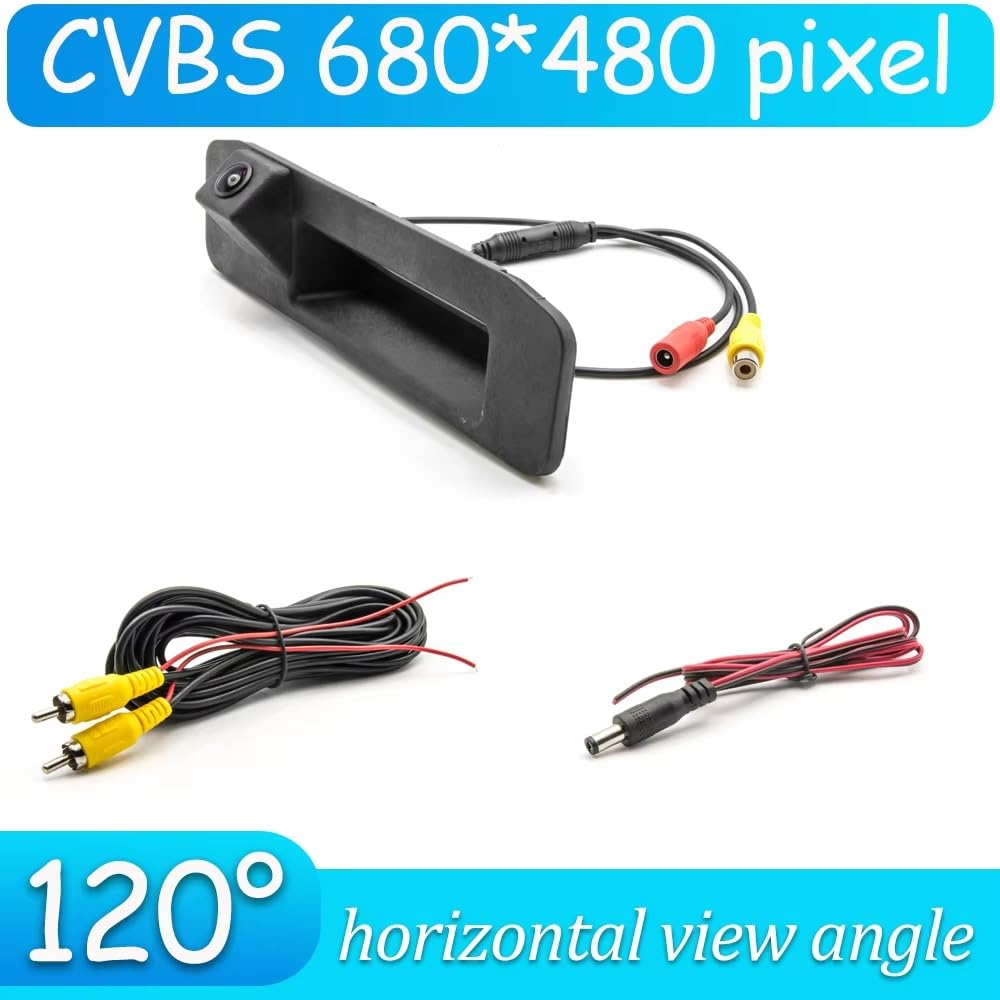CCD HD AHD kamera cofania rybie oko zamiennik dla Benz do GLK-Class X204 2013 2014 2015 uchwyt bagażnika samochodu kamera cofania monitora cofania kamera cofania (C135 AHD 720P) (A120 CVBS 680x480)