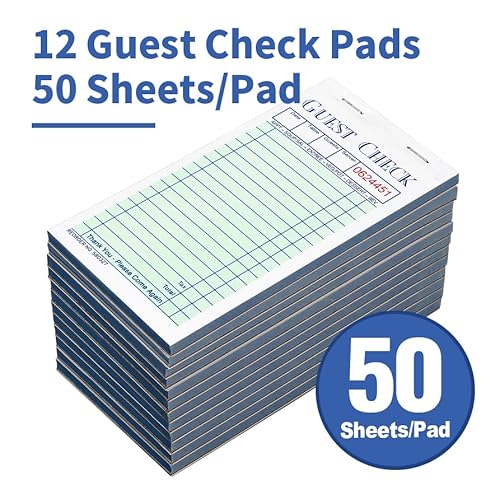 Batrical GCGC032708-B Guest Checks Server Note Pads 600 Sheets thumb #2