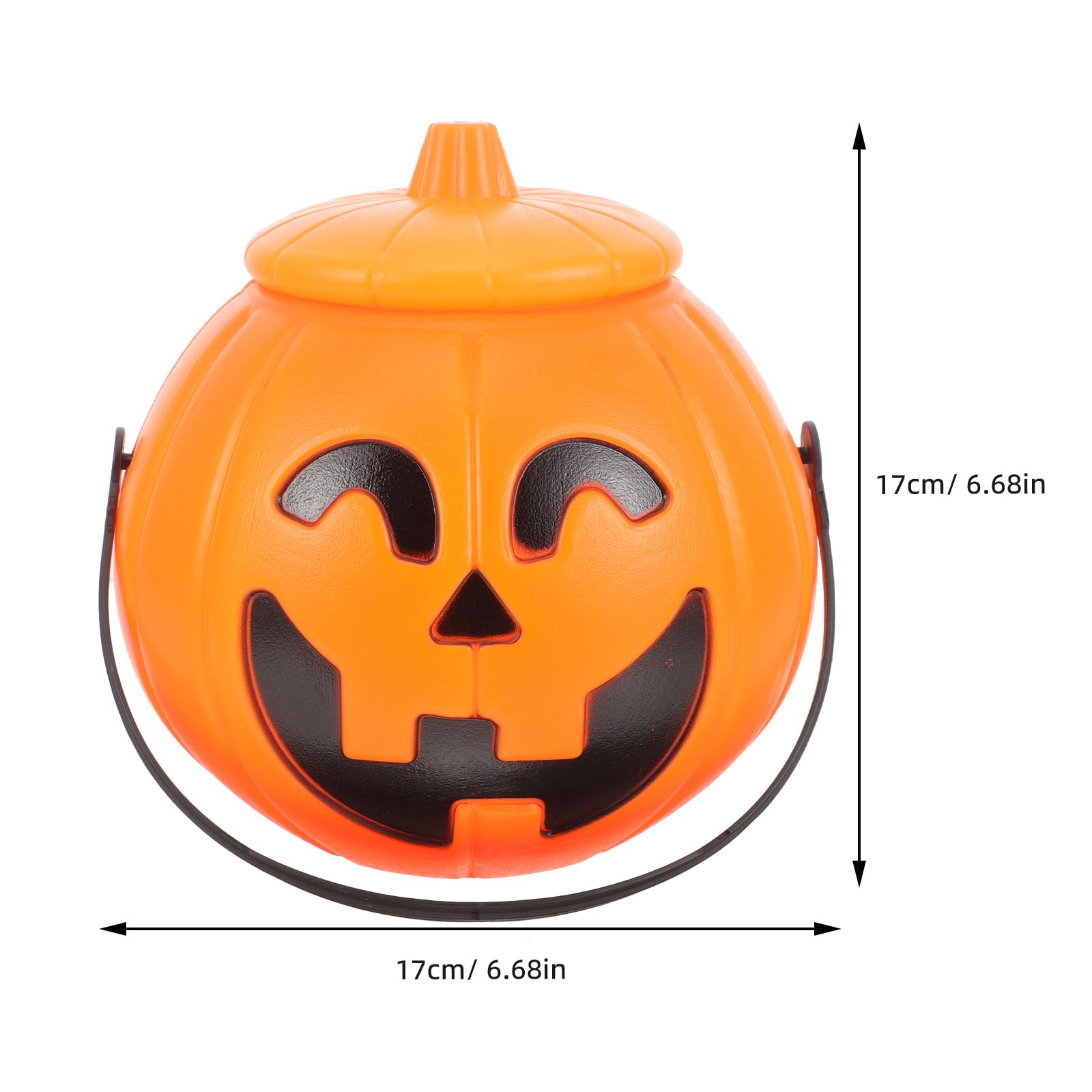 3 Sacs à Bonbons Halloween En Tissu Citrouille - Seau De Collecte Réutilisable Pour Fête Et Décoration