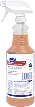 Diversey 948049 SUMA Oven and Grill Cleaner, Heavy Duty Removes Baked on Grease and Carbon Buildup, Capped Ready-to-Use Gel, 32-Ounce