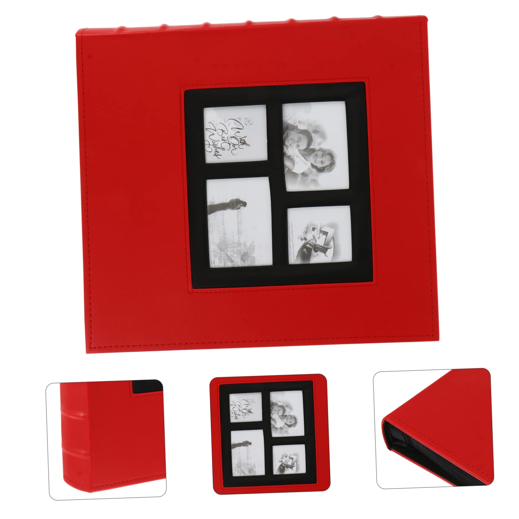 Cabilock Álbum de Fotos de Gran Capacidad Álbum Hecho Mano Páginas de Seis para Organizar Recuerdos Familiares Hogar