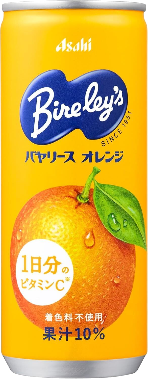 Amazon.co.jp: アサヒ バヤリース すっきりオレンジ 缶245g1箱30本 