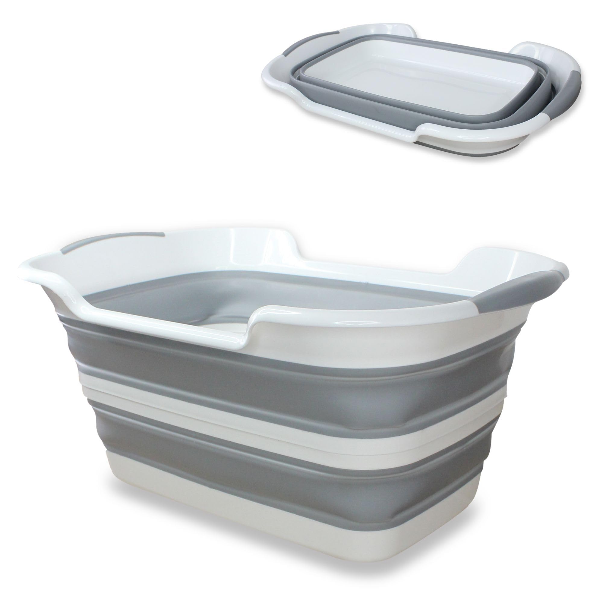 Panier à Linge Pliable 25L Hobby Life Magic - Compact, Léger, Avec Poignées - Pour Lessive Ou Rangement