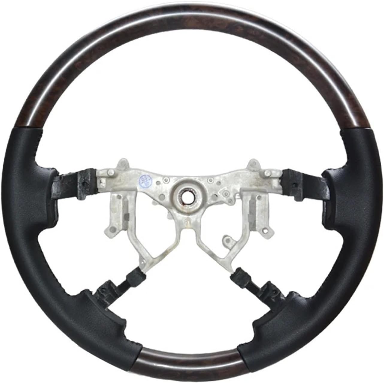 For Toyota Landcruiser Pick-UP Land Cruiser 200 2008-2015 Wooden Leather Custom Car Steering Wheel Car Accessories