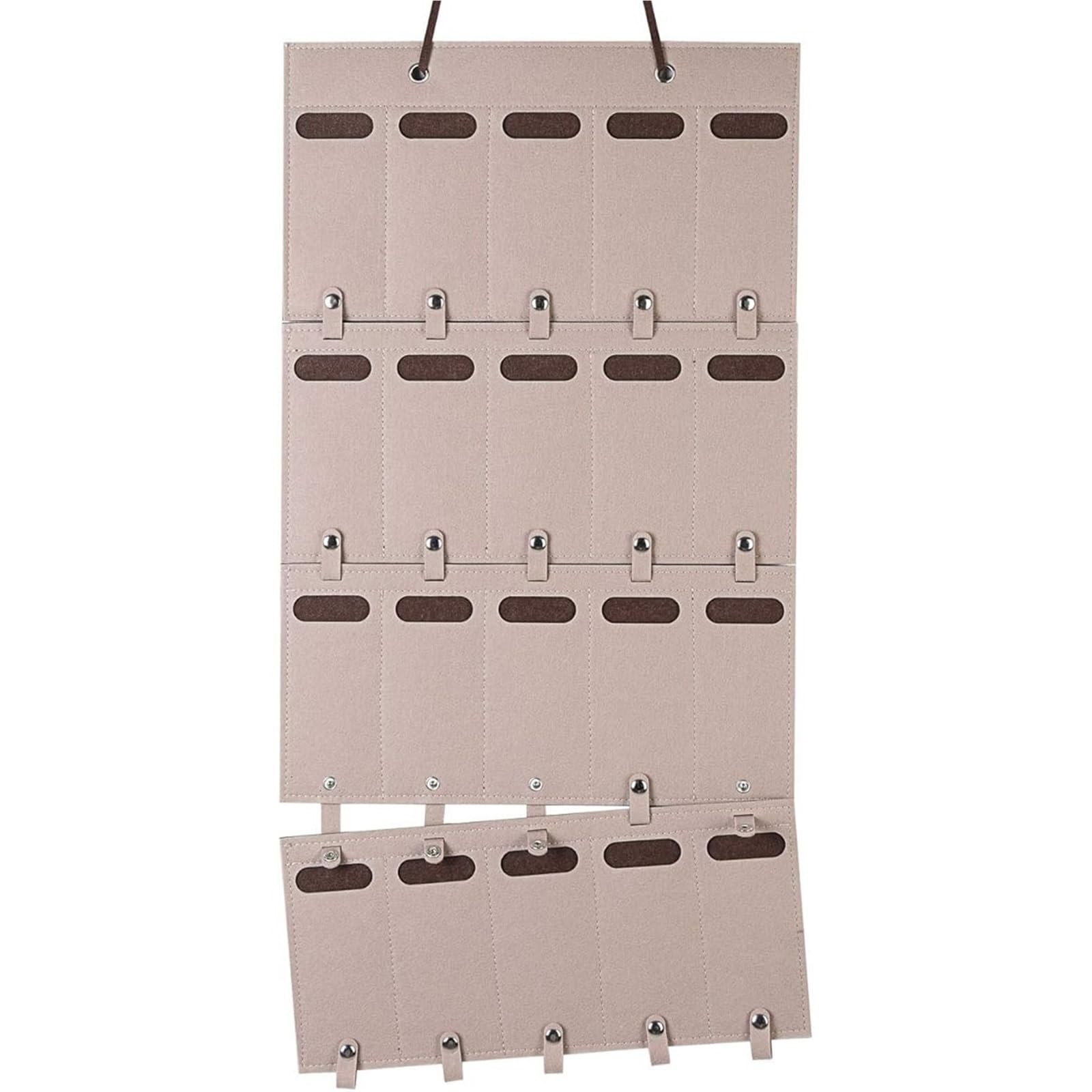 Porta Occhiali Portaocchiali Espositore for Occhiali da Sole Rimovibile E Appeso su Entrambi I Lati Espositore Occhiali(Bruin)