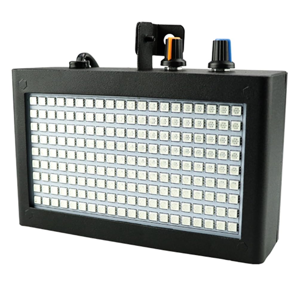 Luce Stroboscopica da Palco 1 Pezzo 180 LED Flash Super Luminoso con Luce Bianca per Matrimoni, Natale, Compleanni, Club, DJ Spina Europea