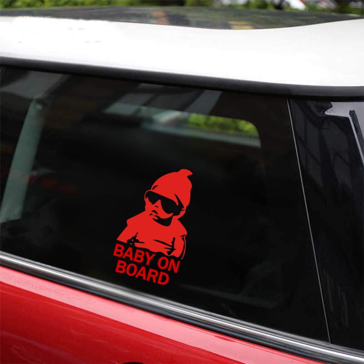 3PCS Student Driver Magnet for Car, 3.5*9" Upgraded Reflective Red Font Student Driver Safety Sign Magnet Vehicle Bumper Magnetic Sticker for New Drivers, Beginner, Car Sticker Accessories (Red)