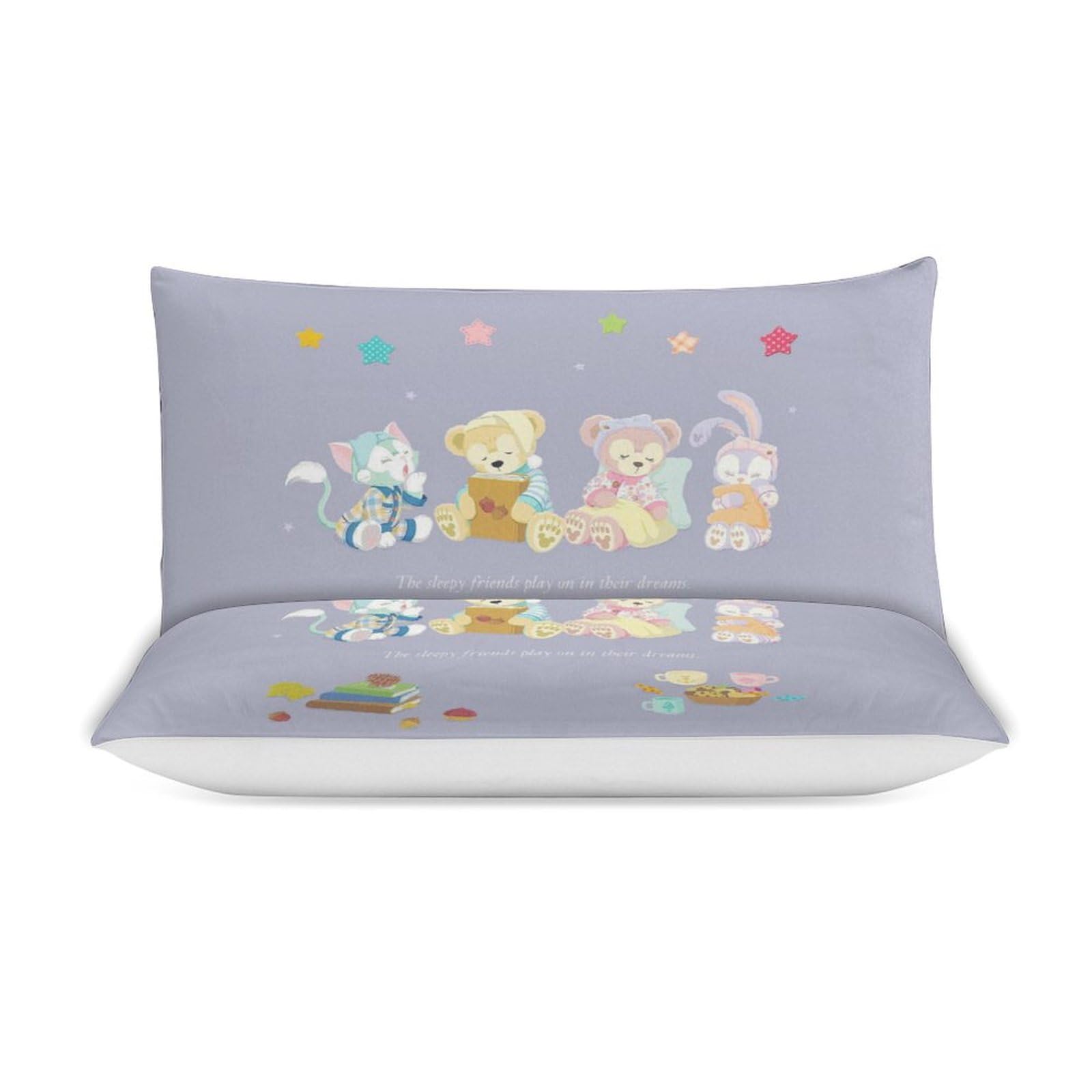 Amazon｜ダッフィー フレンズ 布団カバー 3点セット シングル シングル