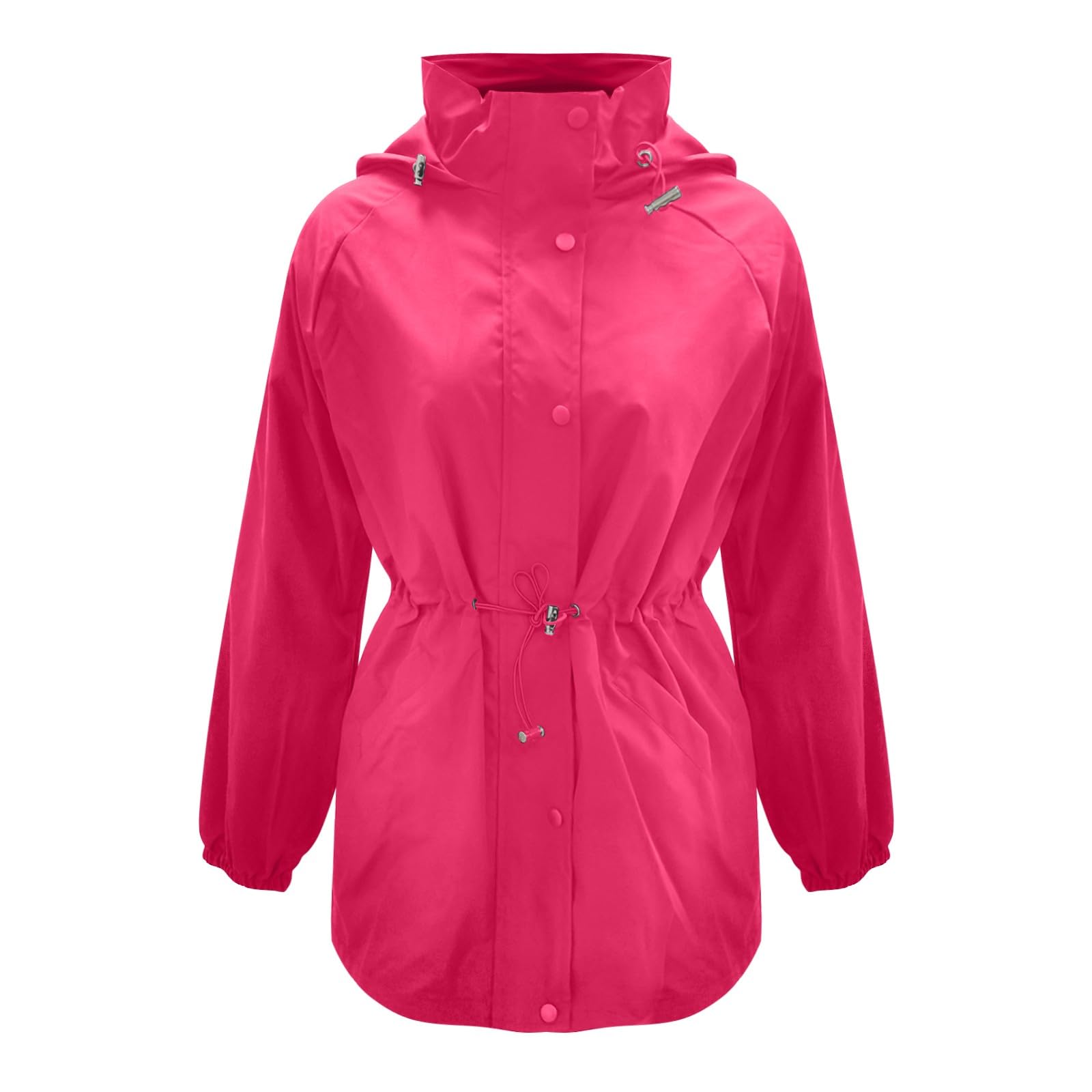 Impermeabile Da Donna, Lungo, Con Cappuccio, Trench Foderato, Giacca A, Viaggio Montagna Vento Donna Antivento Tecnica Antipioggia Trasparente Invernale Ciclismo Giubbotto Lungo Running