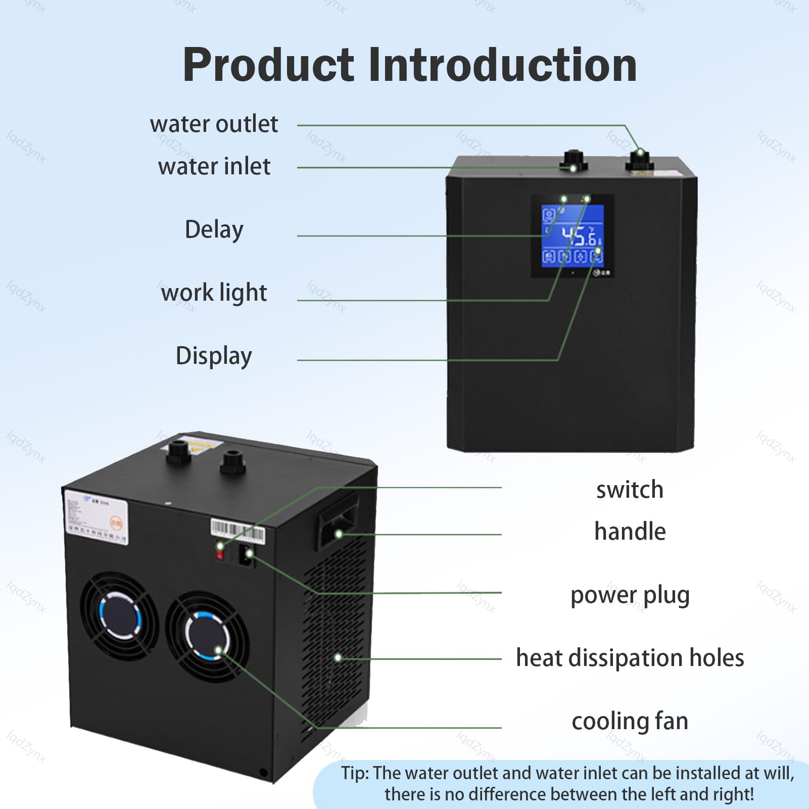 Ice Bath Chiller - Enfriador de agua fría controlado por botón con filtro externo y bomba sumergible para atletas y uso de recuperación en el hogar