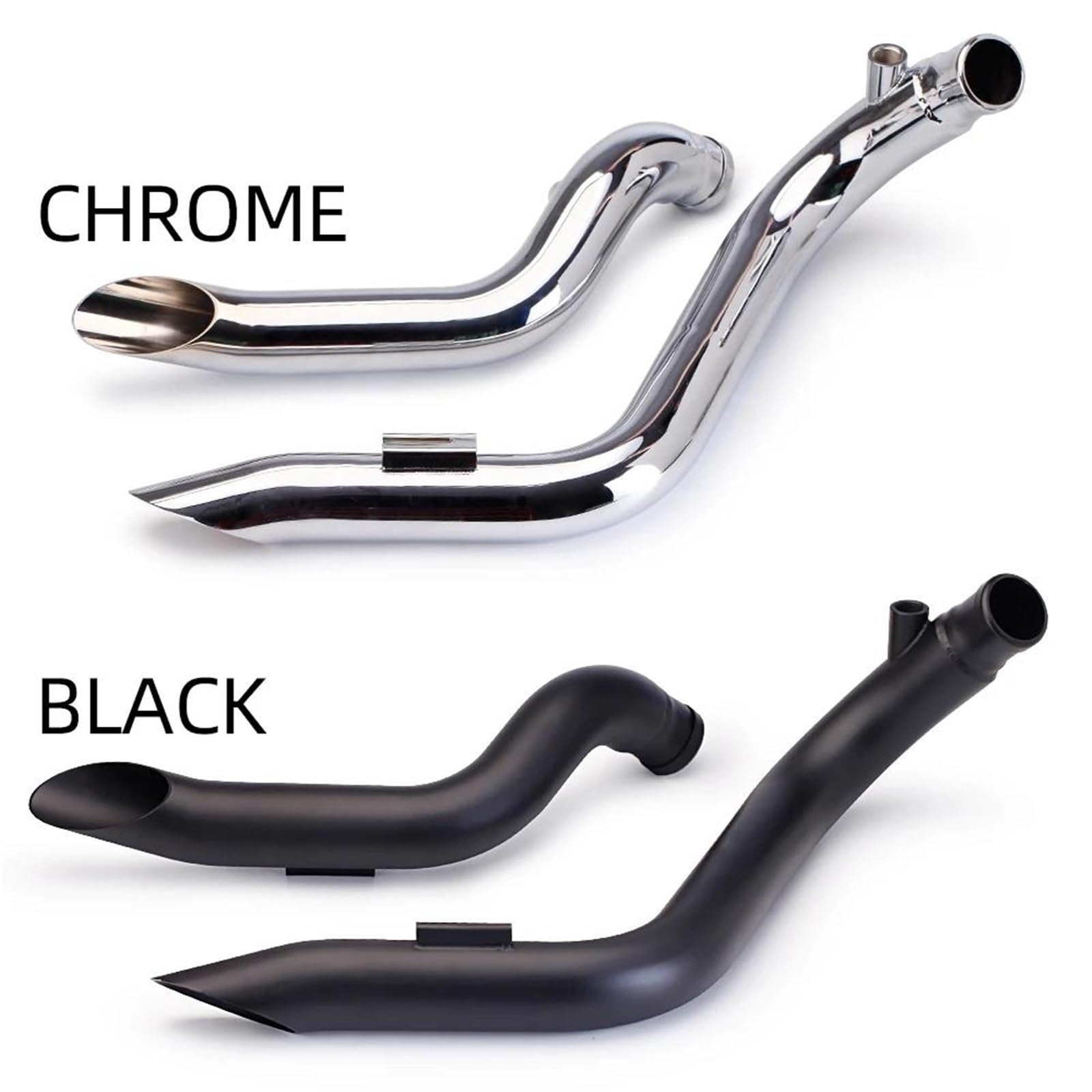 YUUEI Tubo para Escape Motocicleta para Harley para Davidson T7 para Softail para Sportster 883 1200 Accesorios Modificados Sistema(D Silver)