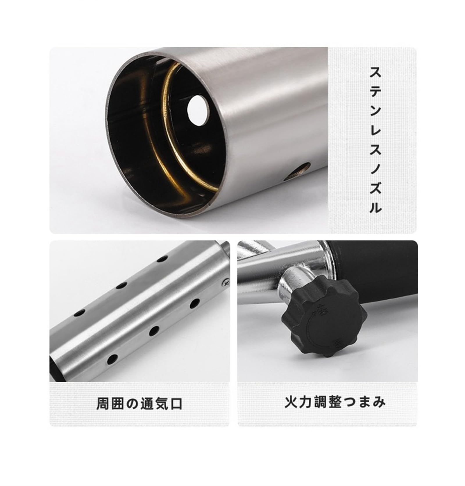 Amazon | 草焼きバーナー 火炎放射器 雑草 バーナー カセットボンベ式