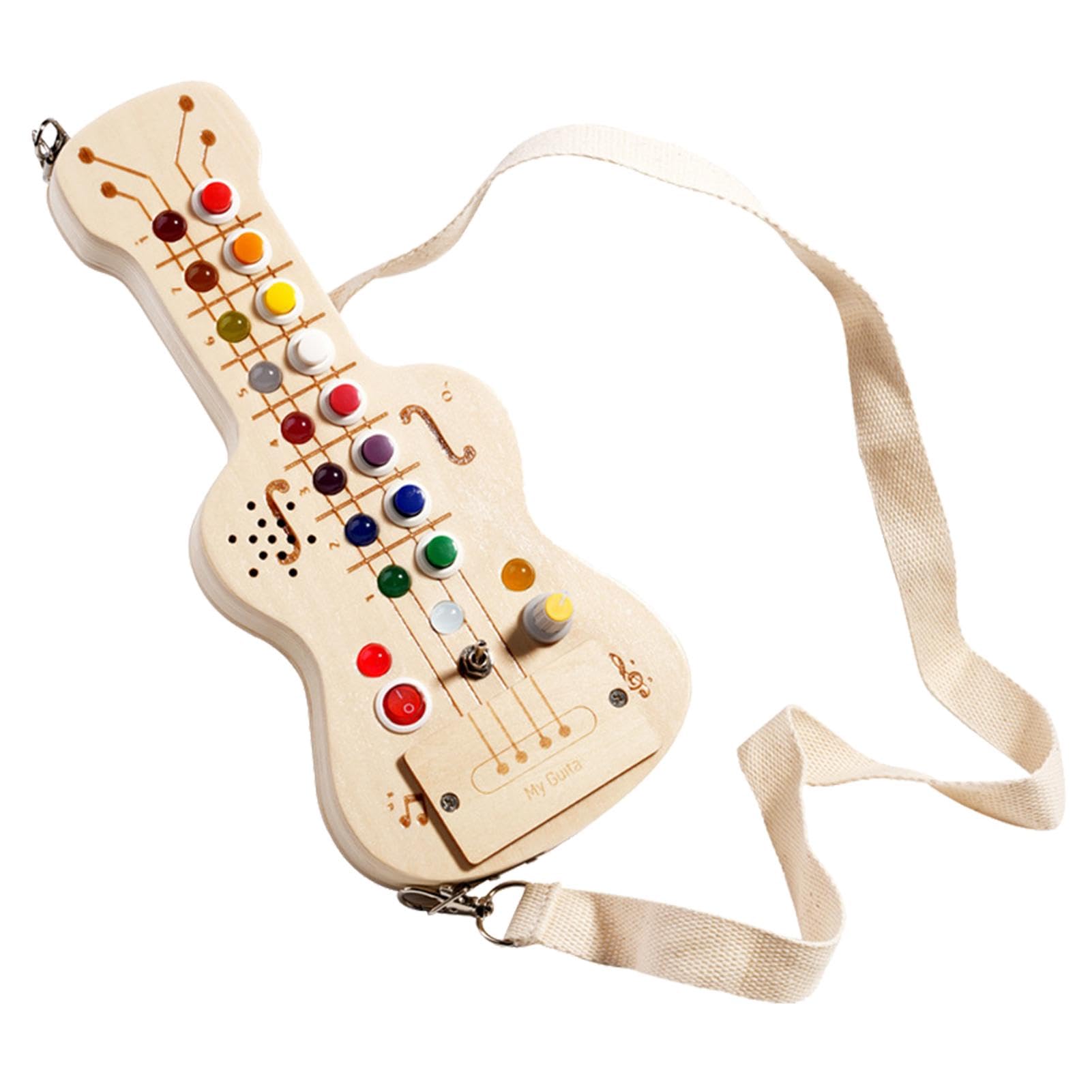 Planche D'activités Pour Tout-petits Avec 8 Lumières LED, Tableau Sensoriel Pour Enfant De 1 An, Jouets Montessori Pour Enfants De 1 An Et Plus, Jouets De Voyage Pour Bébé De 1, 2