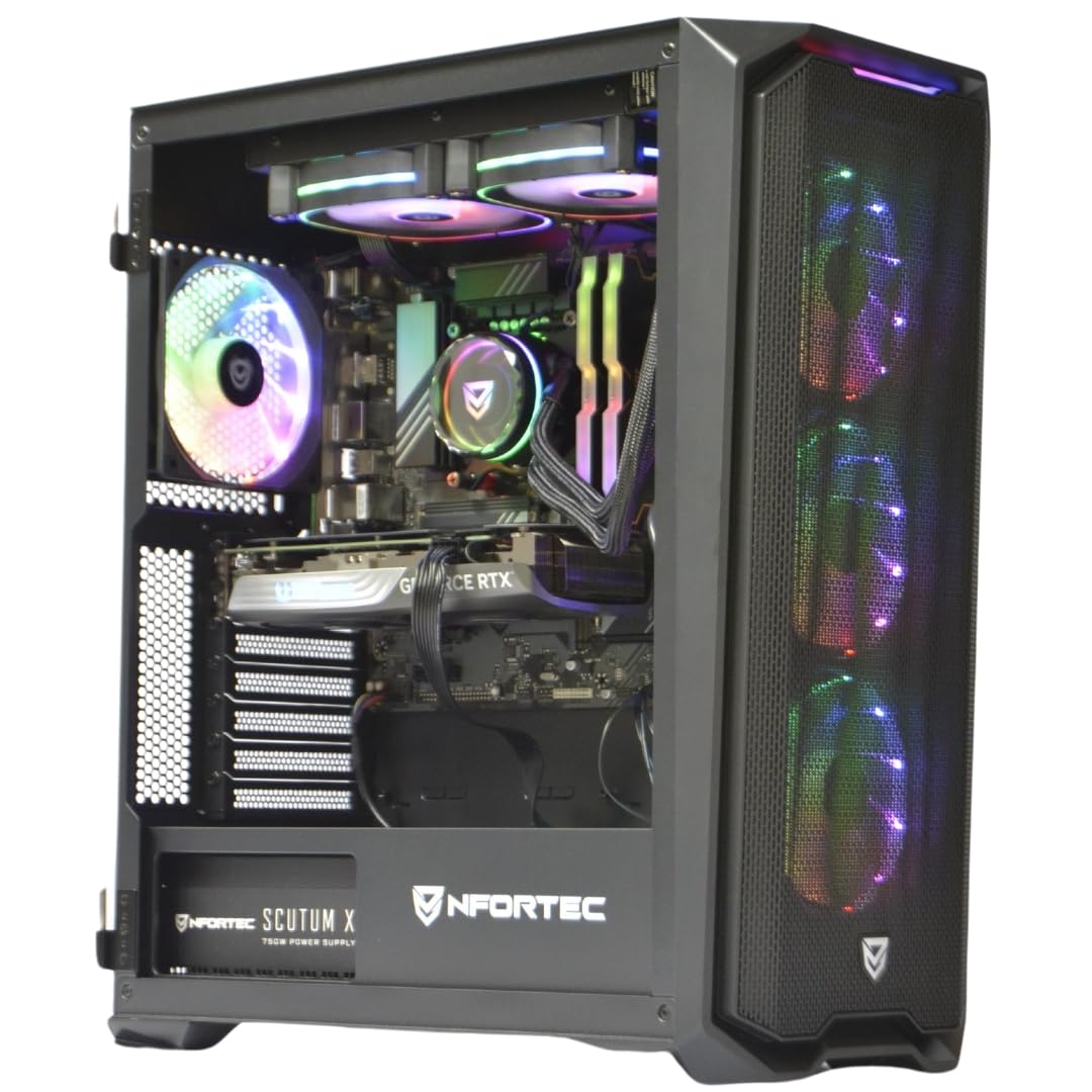 TrendingPC Gaming PC AMD Ryzen 7 7700 8x5,3ghz • NVIDIA RTX 5060ti 8gb • 32gb RAM DDR5 6000mhz RGB • WiFi 6 and Bluetooth 5.2 • SSD m.2 1TB • Liquid Cooling 240mm • Windows 11 Pro • PC Gamer