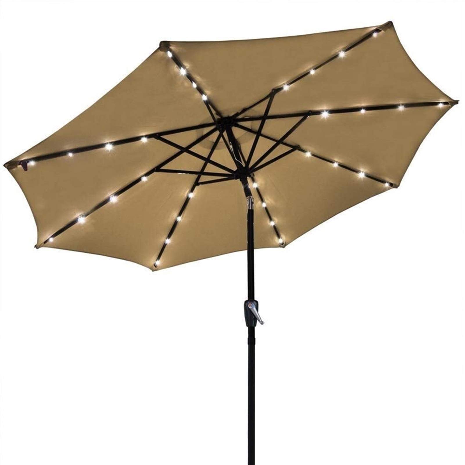 Buy New Sun Parasol Umbrella Garden Parasols Solar Light Umbrella